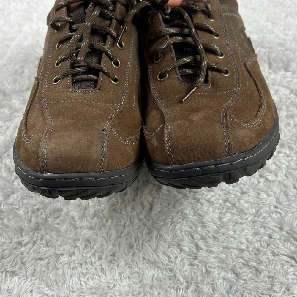 Nunn Bush Quest Bike Toe Oxford Walking Leather Shoes Men's‎ Size 10W 84826-238